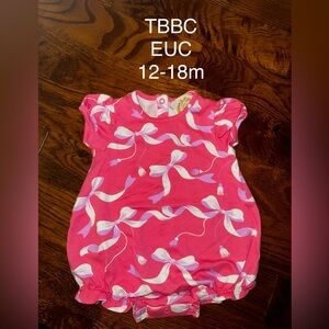 The Beaufort Bonnet Company Pink Bow One Piece